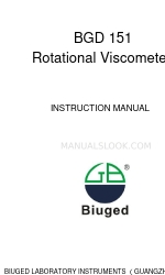 Biuged BGD 151 Instruction Manual