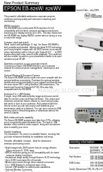 Epson EB-826V Примітки до випуску