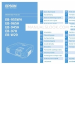 Epson EB-945H Panduan Memulai Cepat