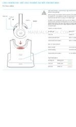 Cisco Cisco Headset 562 빠른 참조 매뉴얼