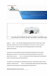 Epson EB-G5450WU Folleto y especificaciones