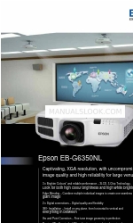 Epson EB-G6350NL Teknik Özellikler