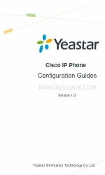 Cisco IP 7960, SPA 501G Yapılandırma Kılavuzu