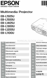 Epson EB-L1200U Quick Reference