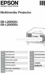 Epson EB-L20000U Quick Reference