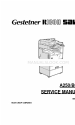 Ricoh A250 Service Manual