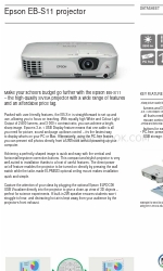 Epson EB-S11 Ficha de dados