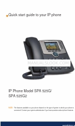 Cisco Small Business SPA525G2 Manual de inicio rápido