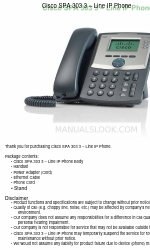 Cisco SPA 303 Manual Isi Paket