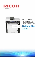 Ricoh SP 311SFNw Getting Started Manual