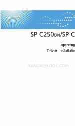 Ricoh SP C250DN Operating Instructions Manual