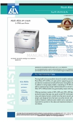 Ricoh SP4100N - Aficio SP B/W Laser Printer Брошура та технічні характеристики