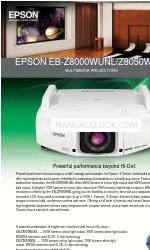 Epson EB-Z8000WUNL Specifications