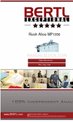 Ricoh Aficio MP 1350 Benutzerhandbuch