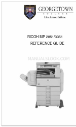 Ricoh Aficio MP 2851 Referentiehandleiding