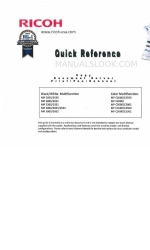 Ricoh Aficio MP 4001 Quick Reference Manual