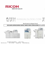 Ricoh Aficio MP 7000 Quick Start Manual