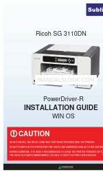 Ricoh Aficio SG 3110DN Manuale di installazione