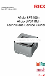 Ricoh Aficio SP 3400N Technici Service Manuallines