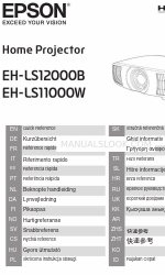 Epson EH-LS12000B Quick Reference