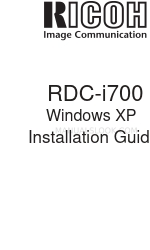 Ricoh PDC-i700 Installation Manual