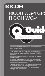 Ricoh WG-4 GPS Kurzanleitung
