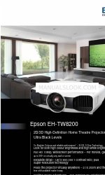 Epson EH-TW8200 Specifications