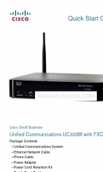 Cisco UNIFIED COMMUNICATIONS UC320W クイック・スタート・マニュアル