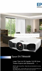 Epson EH-TW9000W Specifications