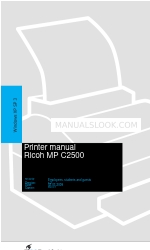 Ricoh Aficio MP C2500 Series Drucker-Handbuch