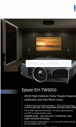 Epson EH-TW9200 Specifications