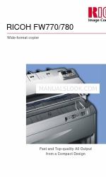 Ricoh FW770 Manual del producto