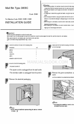 Ricoh 3800C Series Instrukcja instalacji