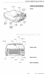 Epson ELP-7500 - PowerLite 7500C XGA LCD Projector Manuale d'uso