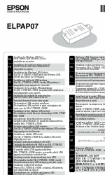 Epson ELPAP07 Instalación de