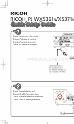 Ricoh PJ X5371N Quick Setup Manual