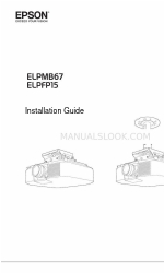 Epson ELPFP15 Manual de instalación