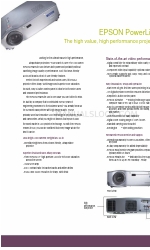 Epson EMP 30 - PowerLite 50c XGA LCD Projector Especificaciones