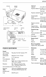 Epson EMP 30 - PowerLite 50c XGA LCD Projector Información sobre el producto