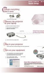 Epson EMP 30 - PowerLite 50c XGA LCD Projector Configuración rápida