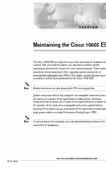 Cisco 10005 ESR Manual