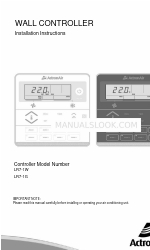 ActronAir LR7-1G Quick Start Manual