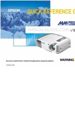 Epson EMP 600 - SVGA LCD Projector Короткий довідник