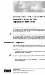 Cisco 12000/10/16-BLWER= Manuel d'instructions de remplacement