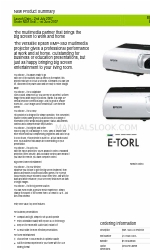 Epson EMP S52 Opuscolo e specifiche