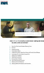 Cisco 1711 - Security Access Router Manuale di avvio rapido