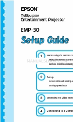 Epson EMP-30 Setup Manual