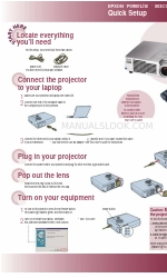 Epson EMP-503 - SVGA LCD Projector Configuração rápida