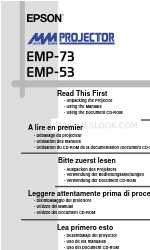 Epson EMP-53 Ler este manual primeiro