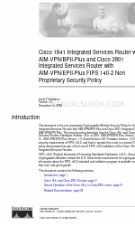 Cisco 1841 - 3G Bundle Router User Manual